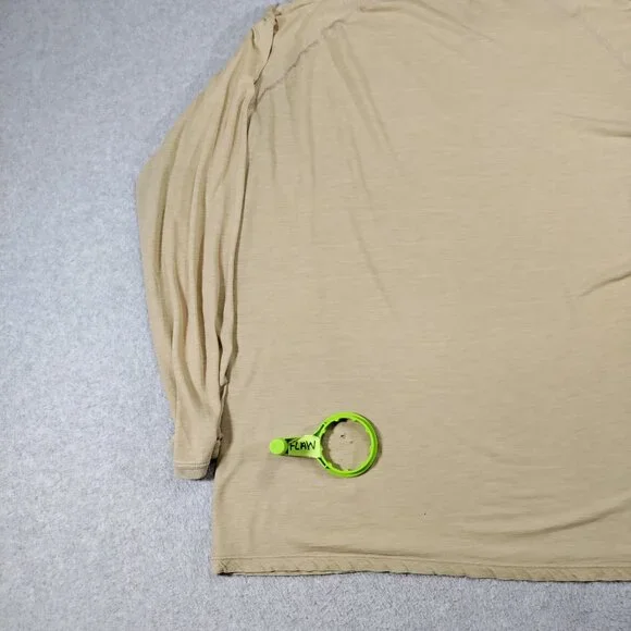 Tyndale FR HRC1 NFPA 2112 Mens 2XL Tan Long Sleeve Work Baselayer Shirt - Picture 4 of 8